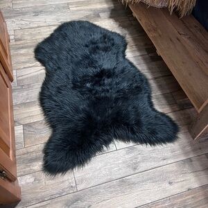 Faux fur rug